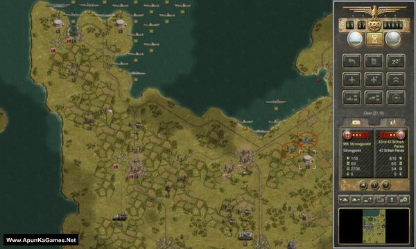 Panzer Corps: U.S. Corps Screenshot 3, Full Version, PC Game, Download Free