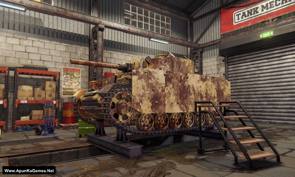 Tank Mechanic Simulator Screenshot 3, Full Version, PC Game, Download Free