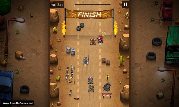 Rude Racers: 2D Combat Racing Screenshot 3, Full Version, PC Game, Download Free