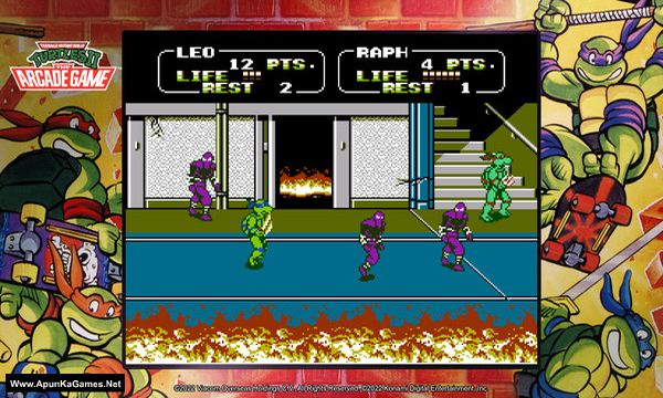 Teenage Mutant Ninja Turtles: The Cowabunga Collection Screenshot 3, Full Version, PC Game, Download Free
