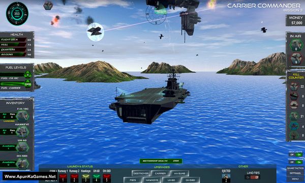 Carrier Commander Screenshot 1, Full Version, PC Game, Download Free