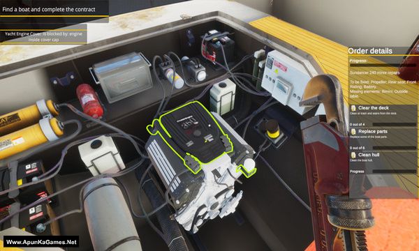 Yacht Mechanic Simulator Screenshot 3, Full Version, PC Game, Download Free