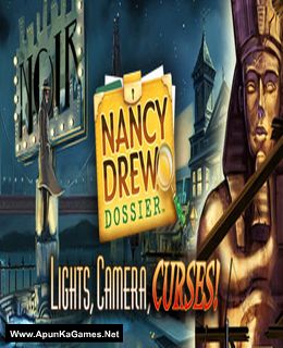 Nancy Drew Dossier: Lights, Camera, Curses Cover, Poster, Full Version, PC Game, Download Free