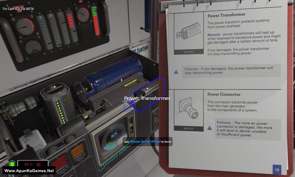 Tin Can: Escape Pod Simulator Screenshot 1, Full Version, PC Game, Download Free