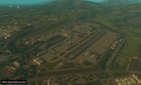 Cities Skylines: Airports Screenshot 1, Full Version, PC Game, Download Free