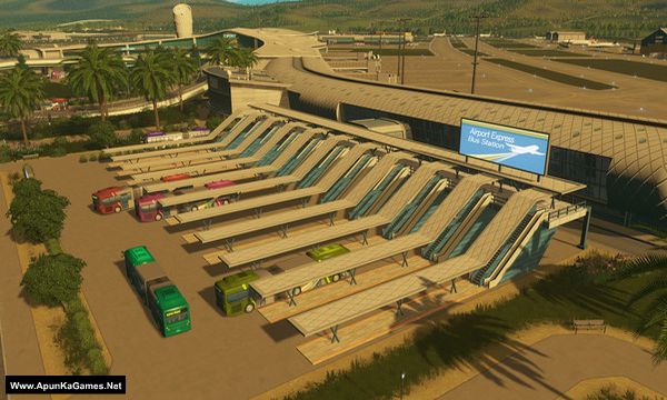 Cities Skylines: Airports Screenshot 3, Full Version, PC Game, Download Free