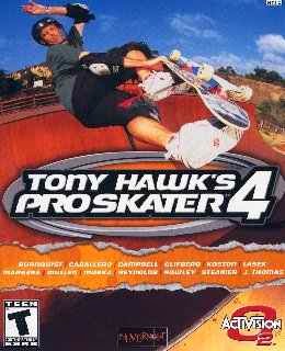 Tony Hawk's Pro Skater 4 cover new